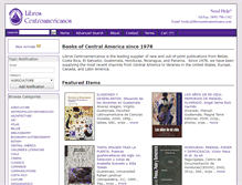 Tablet Screenshot of libroscentroamericanos.com